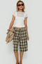 Layered Crew Neck White Blouse - 3