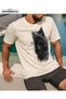 Giant Wolf Large Size Printed T-Shirt in Distinctive Colors - 6