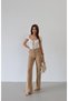 Women's Mustard High Waist Wide Leg Loose Denim Jeans - 4