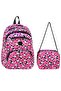 Panda Patterned Backpack Set