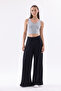 Relaxed Soft Draped Wide-Leg Pants - 5