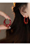 Textured Hoop Earrings