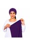 Linda Premium Rayon Hijab for Kids– Two-Piece Modest Islamic Headscarf Set, Pink, Size S - 3