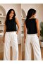 Women's Sleeveless Round Neck Basic Bluz - 3