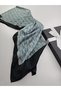 Luxury Voile Silk Double-Sided Shawl Hijab Foulard Scarf Shawl Letter Patterned 70 X 180 cm