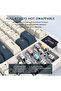 كيبورد RK86 ميكانيكي لاسلكي 75% باضاءة RGB وبلوتوث 5.0/2.4G/USB-C 82 مفتاح قابل للتبديل السريع وبطار - 5