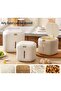 Airtight Rice Storage Container,Large Food Storage Bin for Kitchen with Sealing Lid,Pet Food Dispens - 4