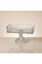 Crystal Decor Baton Glass Presentation Bowl - Cookie Presentation Bowl - 5