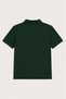 Girls & Boys Unisex Dark Green 100% Cotton Polo Collar Short Sleeve 2-Piece T-Shirt - 3