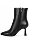 Tipaso Genuine Leather Orthopedic Heeled Women's Boots Black - 4