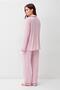 Long Sleeve Buttoned Flexible Lycra Viscose Soft Pajama Set 18207 - 3