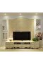 Mirror wall sticker gold 100x100cm 3D diamond. - 2