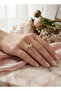 Gold Color Zircon Stone Butterfly Model Adjustable Ring - 3