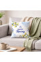 Happy Spring Lemon Flower Patterned Decorative Throw Pillow Cover Spring Decor 43X43 cm - 6