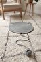Pet Handmade Cat Scratching Mat with Toys, 100% Cotton Rope, Gray - 3