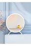 Vintage Round Desktop Stand One Sided Dressing Aesthetic Makeup Vanity Table Mirror 40 x 44 Centimeter