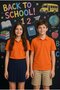 Orange Girls'/Boys' Polo Collar Short Sleeve School T-Shirt 24796 - 2