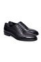 Black Color Lace-Up Genuine Leather Men's Shoes