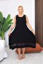 Plus Size Asymmetry Cut Cotton Lycra Dress - 4
