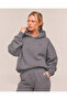 Unisex Men's Women's m Logo Printed Oversize 3 Thread Hooded Jogger Bottom Tracksuit Set - 2
