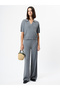 Women Javier Knit V-Neck Collared Top - 5