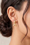 Gold Color Sea Themed Summer 3-Piece Earrings - 3