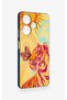 Infinix Hot 30 Compatible Tiger of the Sun Patterned Silicone Case - 3