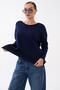 Women's Seamless Collar Knitted Loose Sweater 265022 - - 3