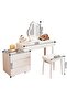 Elegant and Efficient Smart Dressing Table for Contemporary Living Spaces with LED Mirror - 7