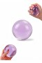 Coconut Oil Squishy Ball 6cm Handmade Squeeze Toy – Non-Sticky Glutinous Stress Relief Fidget Ball for Adults & Kids | Translucent All-Natural Gel Look Squeeze Ball | Unique Birthday Gift, Off