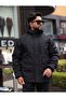 Men's Quilted Coat Rain and Cold Resistant Jacket - 2