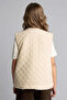 Double-Sided Plush Pocketed Quilted Vest for Girls A2438A823Au - 5