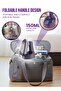 Foldable Handheld Garment Steamer|1400W| 150 ML| Upto 25g/min Continuous Powerful Steam |Lock Steam Switch| Ultra Easy Wrinkle Remover| Travel-Friendly |Removable Fabric Brush |SGS-315N Purple - 4