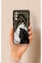 Samsung S20Fe Compatible Noble Lover Horses Patterned Silicone Case