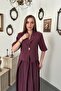 Mürdüm Single Button Short Jacket and Skirt Set - 2