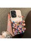 Redmi Note 12 Pro 5g Compatible Silicone Edge Hard Back Case Couple Phone Case with Floral Pattern - 3