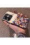 Infinix Smart 8 Pro Compatible Silicone Edge Hard Back Case Couple Phone Case with Floral Pattern - 2