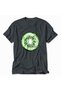 Abstract Kiwi Texture Print T-Shirt - Smoked - 5