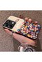 Redmi Note 13 Pro 5g Compatible Silicone Edge Hard Back Case Couple Phone Case with Floral Pattern - 2