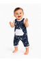 Sweet Ocean Patterned Baby Boy Summer Sleeveless Jumpsuit - 3