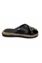 Women's Stylish Slippers with Cross Straps and Buckle - 5