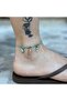 Sea Shell Charmed Stringed Steel Anklet