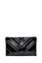 Women's Black Chain Strap Patterned Portfolio Bag Ab570003Sm - 3