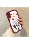 Samsung Galaxy A50 Compatible Case Camera Protector Minnie Pattern Burgundy Dear Couple Silicone Phone Case - 3