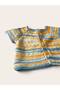 Baby Hand Knitted Vest Yellow Orange Blue 1 Year Old - 2