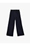 Wide Leg Sweatpants with Elastic Waist - 5