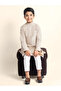 Boys Beige Cotton Kurta with Printed Design - 2