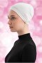 Combed Cotton Slip-On Bonnet Flexible Wearable Bonnet - Daily Non-Slip Underwear Bonnet for under Shawl - 2