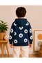 Boys' Floral Patterned Hooded Kangaroo Pocket Long Sleeve Casual Sweatshirt Hoodie 2-15 Years - 3