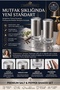 Luxury Stainless Steel Glass Inside 2-Piece Salt and Pepper Shaker Set - Modern 18/10 Industrial Spice Set 723492